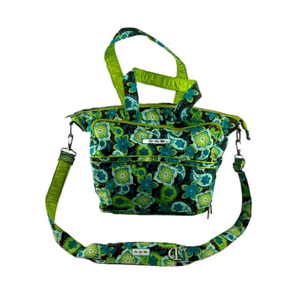 Ju Ju Be Diaper Bag in Paisley Green Turquoise & Brown